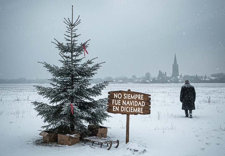 NO SIEMPRE FUE NAVIDAD EN EL MES DE DICIEMBRE