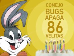 CONEJO BUGS BUNNY APAGA 86 VELITAS